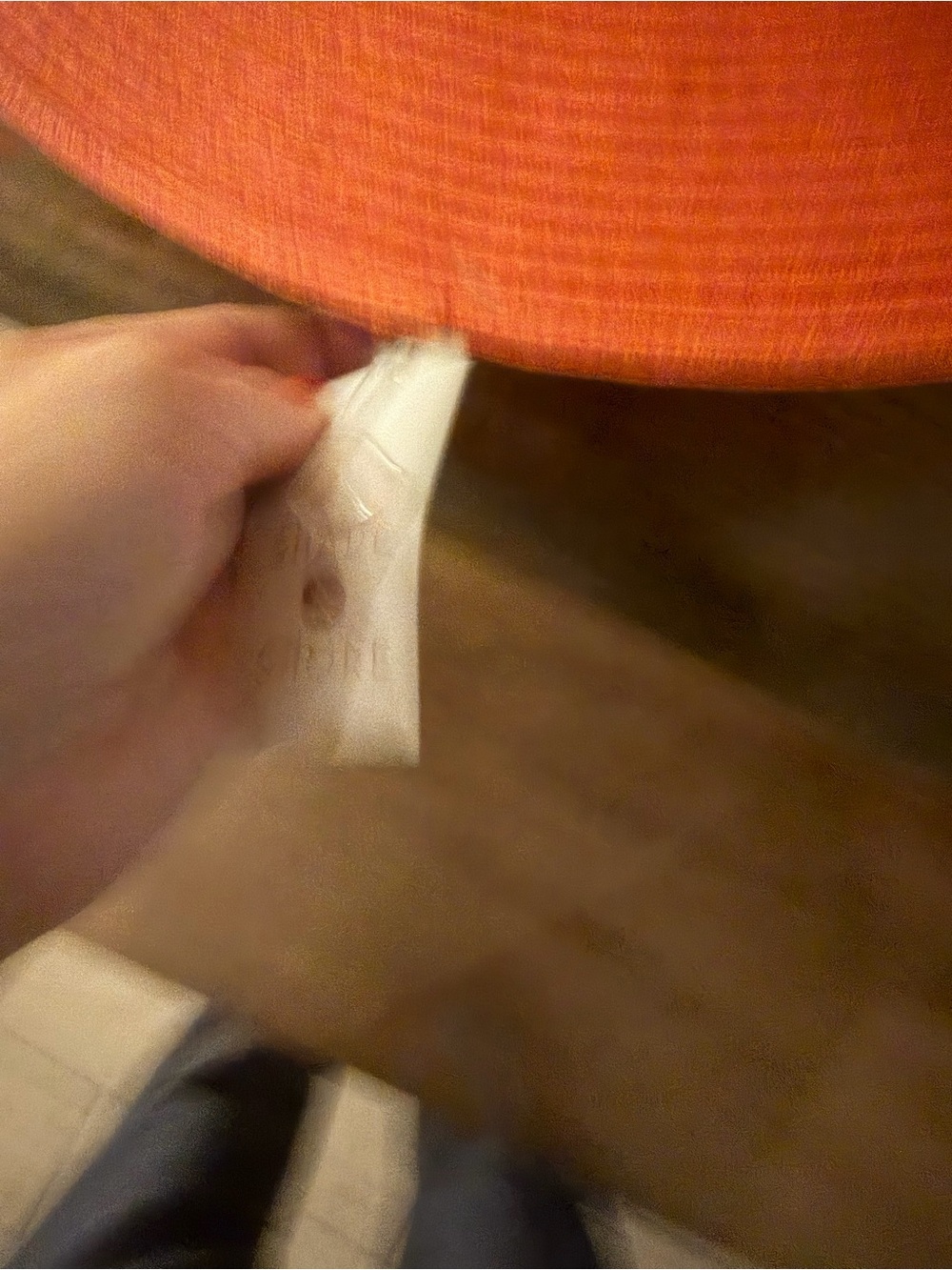 Shade & Shore Wide-Brim Floppy Sun Hat in Orange OS - Picture 10 of 10